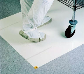 Fisher Scientific CleanStep Adhesive Floor Mat 18 X 36 Inch White Polyethylene - 19166850