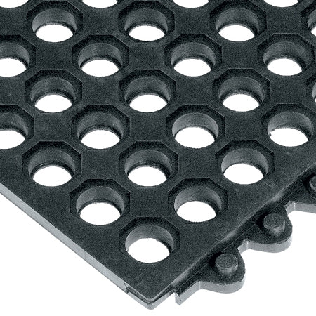 Fisher Scientific 24/Seven Anti-Fatigue Mat 3 X 3 Foot Black Grease Resistant Rubber - 19046711