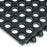 24/Seven - Anti-Fatigue Floor Mat 3 X 3 Foot Black Grease Resistant Rubber - 19046711