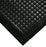 Ortho Stand - Anti-Fatigue Floor Mat 3 X 4 Foot Black / Yellow Rubber - 19003152B