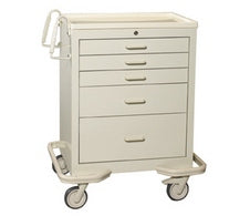 Future Health Concepts Future Health Concepts Treatment Cart 33.5 X 39.75 X 25 Inch 5 Drawers Dark Blue - PMKS-524-DB