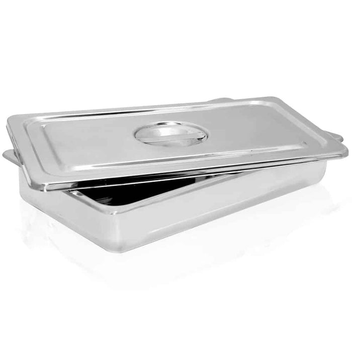 Mopec Instrument Tray Set with Flush Handle, 12.75″ x 7.5″ x 2″ – BA014