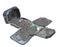 CRAMER DECKER MEDICAL, INC. AIRWAY PRO Intubation Tri-Fold Module Bag Gray 1680/ 1200 Denier coated TPE 6-1/4 X 10-1/4 X 3-3/4 Inch - 5001A