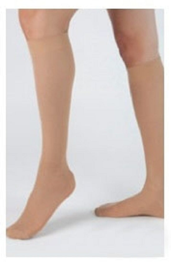 Carolon Company Compression Stockings Knee High Size 2 Nude Closed Toe - SBD3622SN2