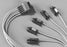 Vyaire Medical Leadwire Set 51 Inch, RL, LL, V, 29 Inch RA, LA, Mixed Length, 5 Lead, Grabber Style, Multi Link GE Eagle, Solar, Dash 2000 Monitors, Tram - 414556-005