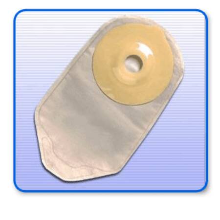 Securi-T - Urostomy Pouch One-Piece System 10 Inch Length Drainable Convex, Pre-Cut - 7610298
