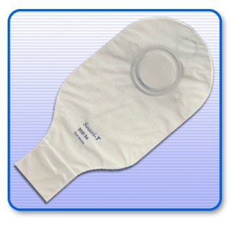 Securi-T - Ostomy Pouch Two-Piece System 12 Inch Length Drainable Without Barrier - 7308214