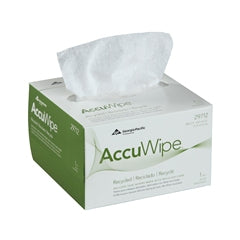 Georgia Pacific AccuWipe Recycled Delicate Task Wipe Light Duty White NonSterile 1 Ply Tissue 4-1/2 X 8-1/4 Inch Disposable - 29712