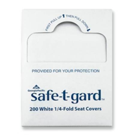 Georgia Pacific Safe-T-Gard Toilet Seat Cover Quarter Fold 16.8 X 14.3 Inch - 47047