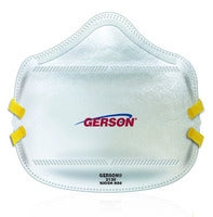 Louis M. Gerson Gerson Particulate Respirator Mask N95 Flat Fold Cup Elastic Strap One Size Fits Most White - 2130C
