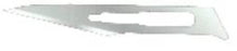 Graham-Field Feather Surgical Blade Conventional Stainless Steel Size 11 Sterile Disposable Individually Wrapped - 2976#11