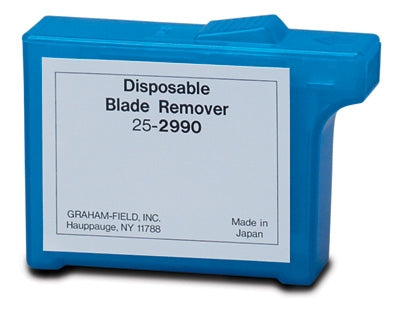 Graham-Field - Blade Remover Capacity 150 to 300 Blades, 58 H X 79.3 W X 25 D mm, Weighs 21.7 grams, Polypropylene, Blade Insertion Slot 17 X 5.2 mm - 2990
