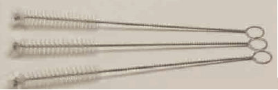 Grafco - Test Tube Brush 9 Inch L, 3/4 X 3-1/2 Inch, Firm White Nylon Bristle, with Radial Tufted end - 3404