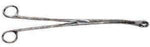 Grafco - Placenta Forceps Kelly 12 Inch Length Stainless Steel NonSterile NonLocking Finger Ring Handle Straight Fenestrated Oval Tips - 2849