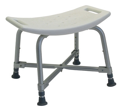 Graham-Field Lumex Bariatric Shower Chair Fixed Handle Aluminum Frame Without Backrest 14 to 17 Inch Height - 7932A