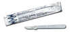 Feather - Scalpel Conventional No. 23 Stainless Steel / Plastic Classic Grip Handle Sterile Disposable - 2975#23