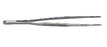 Graham-Field Grafco Dressing Forceps 4-1/2 Inch Stainless Steel NonSterile NonLocking Thumb Handle Straight Serrated Tips - 2743