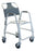 Graham-Field Lumex Shower Transport Chair Aluminum Frame 250 lbs. Weight Capacity Fixed Height Arm - 7910A-1