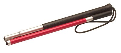 Graham-Field - Folding Cane For The Blind Aluminum 46 Inch Height White / Red - 5961