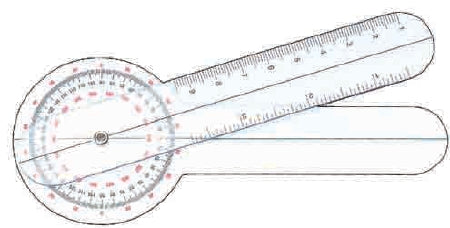 Graham-Field Grafco Pocket Goniometer 360 Degree 6 Inch - 13630