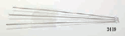 Grafco - Pipette Brush 17 Inch L, 3/4 X 3-1/4 Inch, 1/4 X 4 Inch Soft White Nylon Bristles, Galvanized Wire Handle - 3419