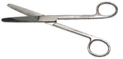 Grafco - Operating Scissors 5-1/2 Inch Length Surgical Grade Stainless Steel NonSterile Finger Ring Handle Straight Blunt Tip / Blunt Tip - 2631