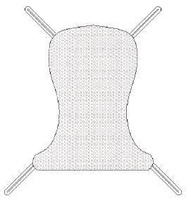 Graham-Field Lumex Full Body Sling 4 Point With Head Support Large - FM111