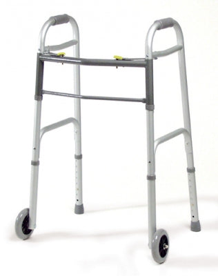Graham-Field Lumex Dual Release Folding Walker Aluminum Frame 300 lbs. Weight Capacity 29-1/2 to 34-1/2 Inch Height - 616370A-4