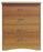 Graham-Field Avondale Collection Dresser English Oak 18 X 30 X 34 Inch 4 Drawers - A37-22S