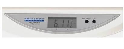 Graham-Field Pediatric Scale Digital LCD Display 44 lbs. Battery Operated - HOM549