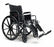 Graham-Field Advantage Wheelchair Heavy Duty Full Length Arm Padded Arm Style Mag Wheel Black 18 Inch Seat Width 250 lbs. Weight Capacity - 3H010110