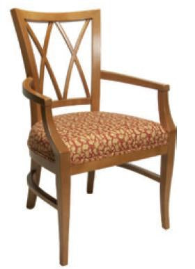 Graham-Field Wiliby Dining Room Chair Specify Color When Ordering With Armrests Specify Fabric When Ordering - CAE4620G4