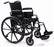 Traveler L4 High Strength - Lightweight Wheelchair Dual Axle Desk Length Arm Swing-Away Footrest Black Upholstery 18 Inch Seat Width Adult 250 lbs. Weight Capacity - 3F020120
