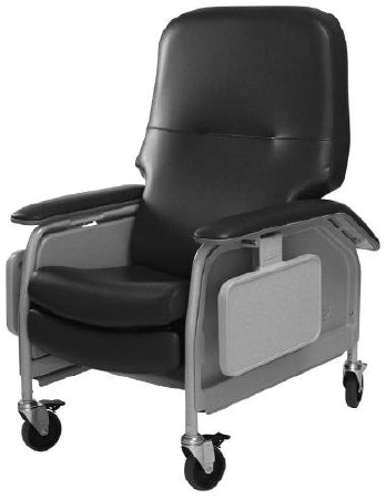 Graham-Field Lumex Clinical Care Recliner Chestnut PERMABLOK3 Patriot Plus Vinyl 4 Swivel Caster 4 Swivel Caster - FR566G8516
