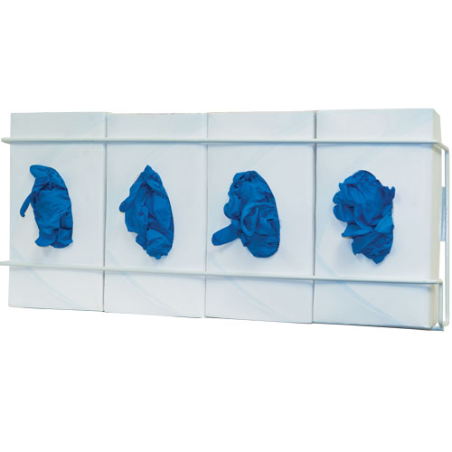 Bowman Dispensers GL044-0613 : Glove Box Dispenser - Quad - Coated Wire