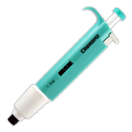 Globe Scientific Diamond Adjustable Volume Pipette 1 to 5 mL - 3301-5000