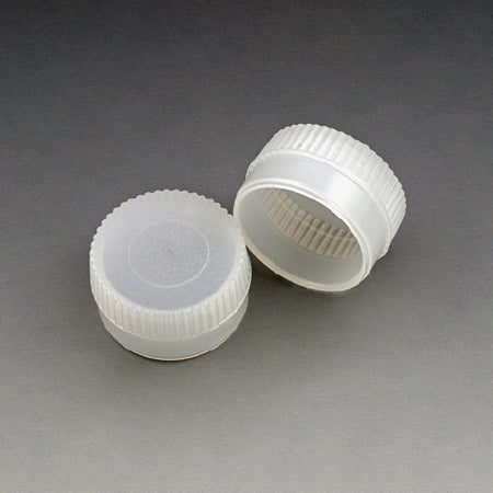 Globe Scientific Sample Cup Cap Polyethylene Snap Cap White For Multipurpose Sample Cups NonSterile - 113132