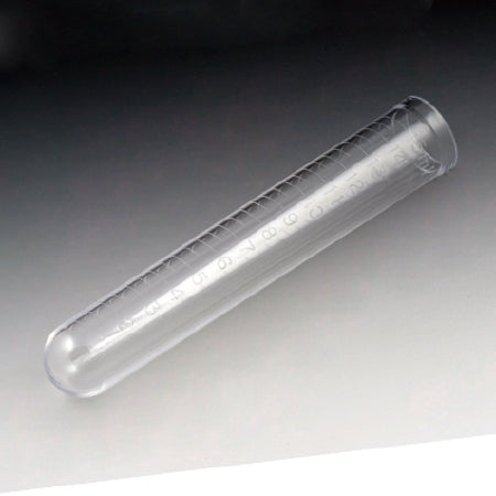 Globe Scientific Test Tube Round Bottom Plain 17 X 100 mm 16 mL Without Color Coding Without Closure Polystyrene Tube - 110180