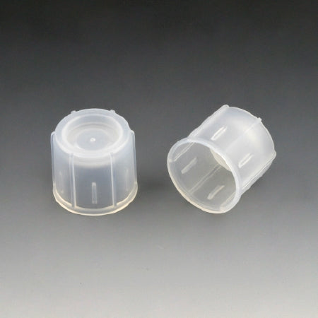 Globe Scientific - Tube Closure Polyethylene Two-Position Snap Cap Natural 17 mm For 17 mm Tubes NonSterile - 118118