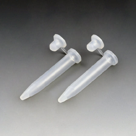 Globe Scientific Microcentrifuge Tube Conical Bottom Plain 500 µL Without Color Coding Snap Cap Polypropylene Tube - 110550