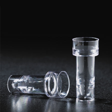 Globe Scientific Sample Cup 3 mL, Clear, Polystyrene, Without Caps, 1000 Cups Laboratory Analyzers, Hitachi Analyzers - 110911