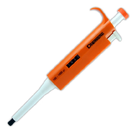 Globe Scientific Diamond Adjustable Volume Pipette 100 to 1,000 µL - 3301-1000