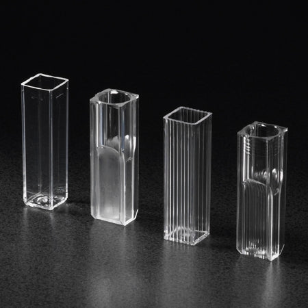 Globe Scientific - Cuvette 4.5 ml, 4 Clear Sides, 10 mm Path L, 340 - 800 Nm Spectrum Range Spectrophotometer - 111137