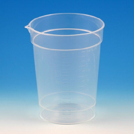 Globe Scientific Specimen Container with Pour Spout 2-1/8 X 3-7/16 Inch Polypropylene Without Closure 192 mL (6.5 oz.) NonSterile - 5920
