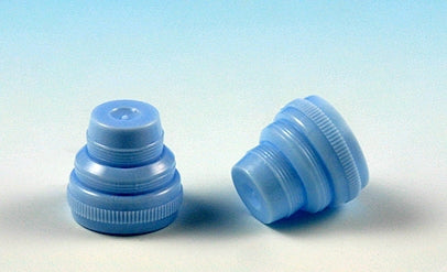 Globe Scientific - Plug Cap Light Blue Secondary Tube - 5529
