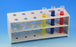 Globe Scientific - Test Tube Rack 12 Place 12 to 13 mm Tube Size White - 456105