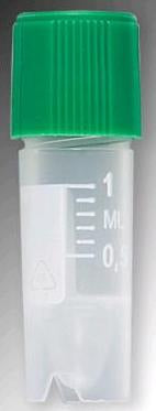 Globe Scientific Storage and Transport Tube Conical Bottom, Skirted Plain 12.3 X 40.7 mm 1.2 mL Without Color Coding Without Closure Polypropylene Tube - 6050