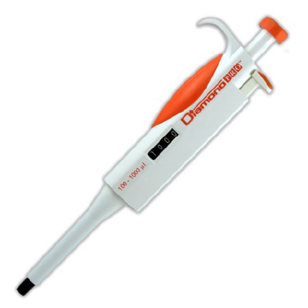 Globe Scientific Diamond PRO Adjustable Volume Pipette 100 to 1,000 Î¼L - 3311-1000