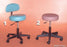 Galaxy Enterprises Physician Stool Backrest Pneumatic Height Adjustment 5 Casters Black - 1060GB