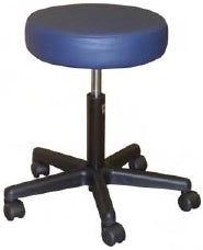 Galaxy Enterprises - Physician Stool Backless Pneumatic Height Adjustment 5 Casters Burgundy - 1070GBG